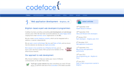 Desktop Screenshot of codeface.com
