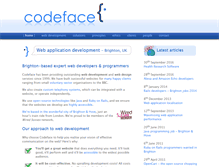 Tablet Screenshot of codeface.com